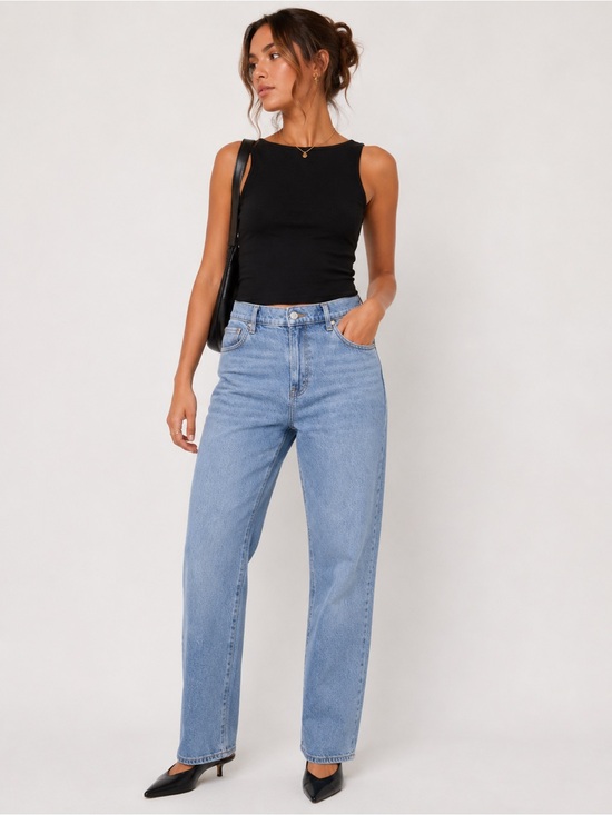 Abercrombie & Fitch Denim - Abercrombie & Fitch 90s Relaxed High Rise Jeans Light Wash Women’s Size 34/18